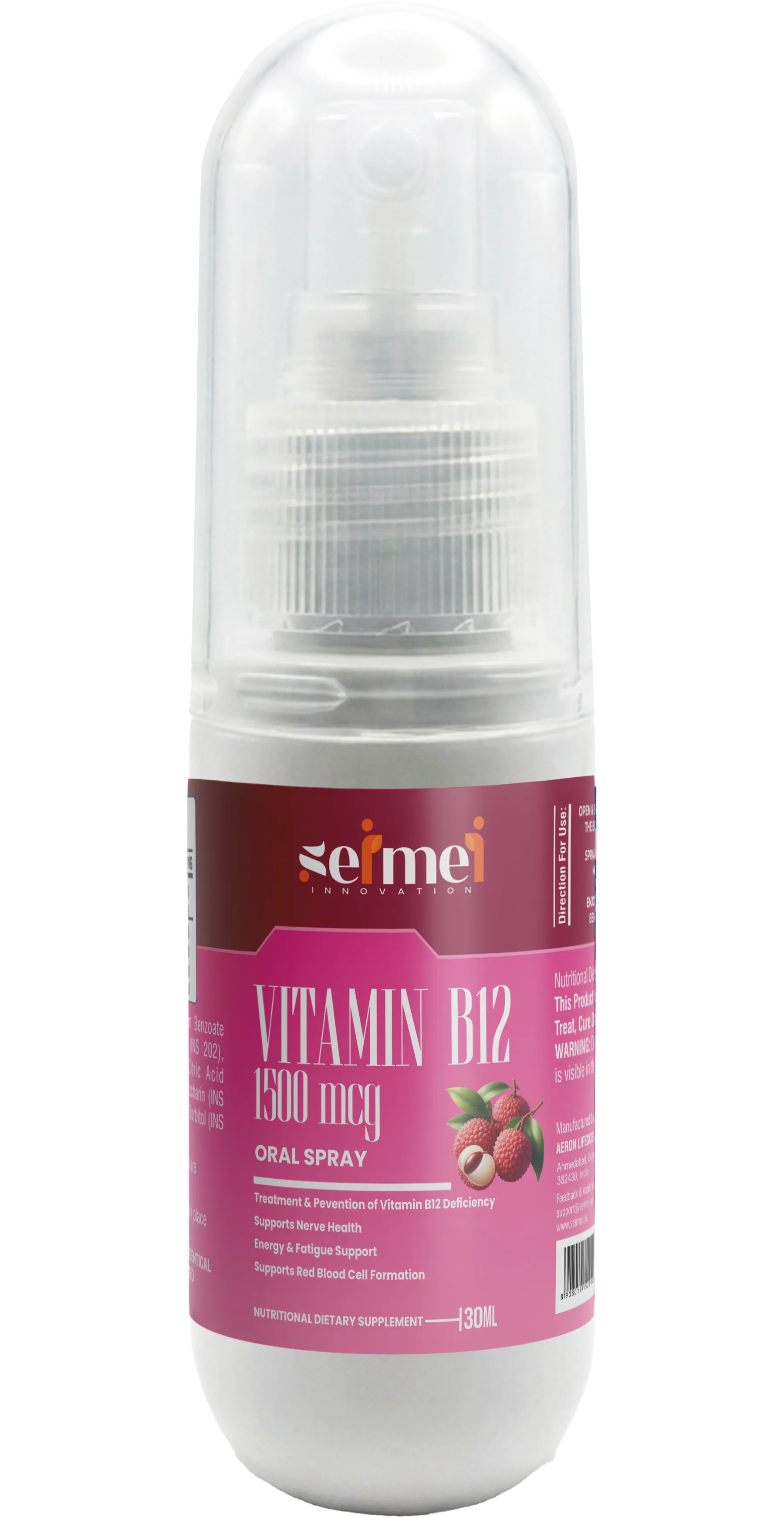 Vitamin B12 Oral Spray - View 1